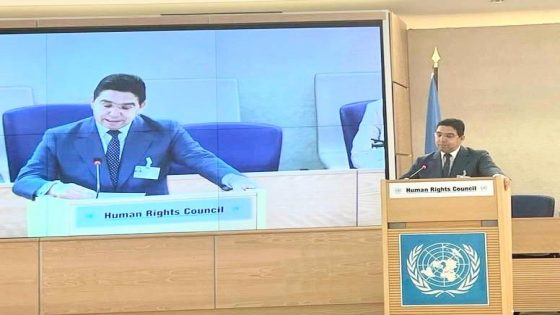 *الرئاسة المغربية ستنخرط بمصداقية وديناميكية لتحقيق أهداف مجلس حقوق الإنسان (السيد بوريطة)*